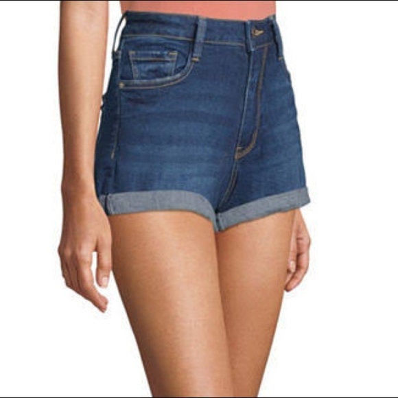 & Denim Pants - & Denim By H & M Low Waist Shorts
